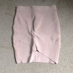 Hot Miami Styles Nude Bodycon Skirt